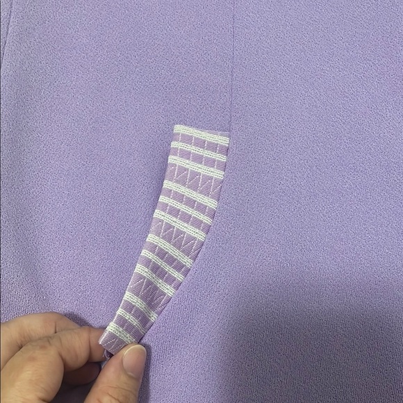 Vintage Handmade Purple Sleeveless Dress - Picture 3 of 4